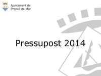Projecte Pressupost 2014