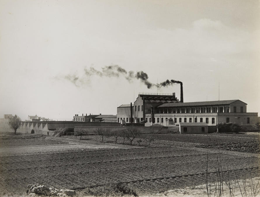 La fàbrica de La Lió, o 'Can Puiggròs'. Autor: Agustí Centelles La fàbrica de La Lió, o 'Can Puiggròs'. Autor: Agustí Centelles
