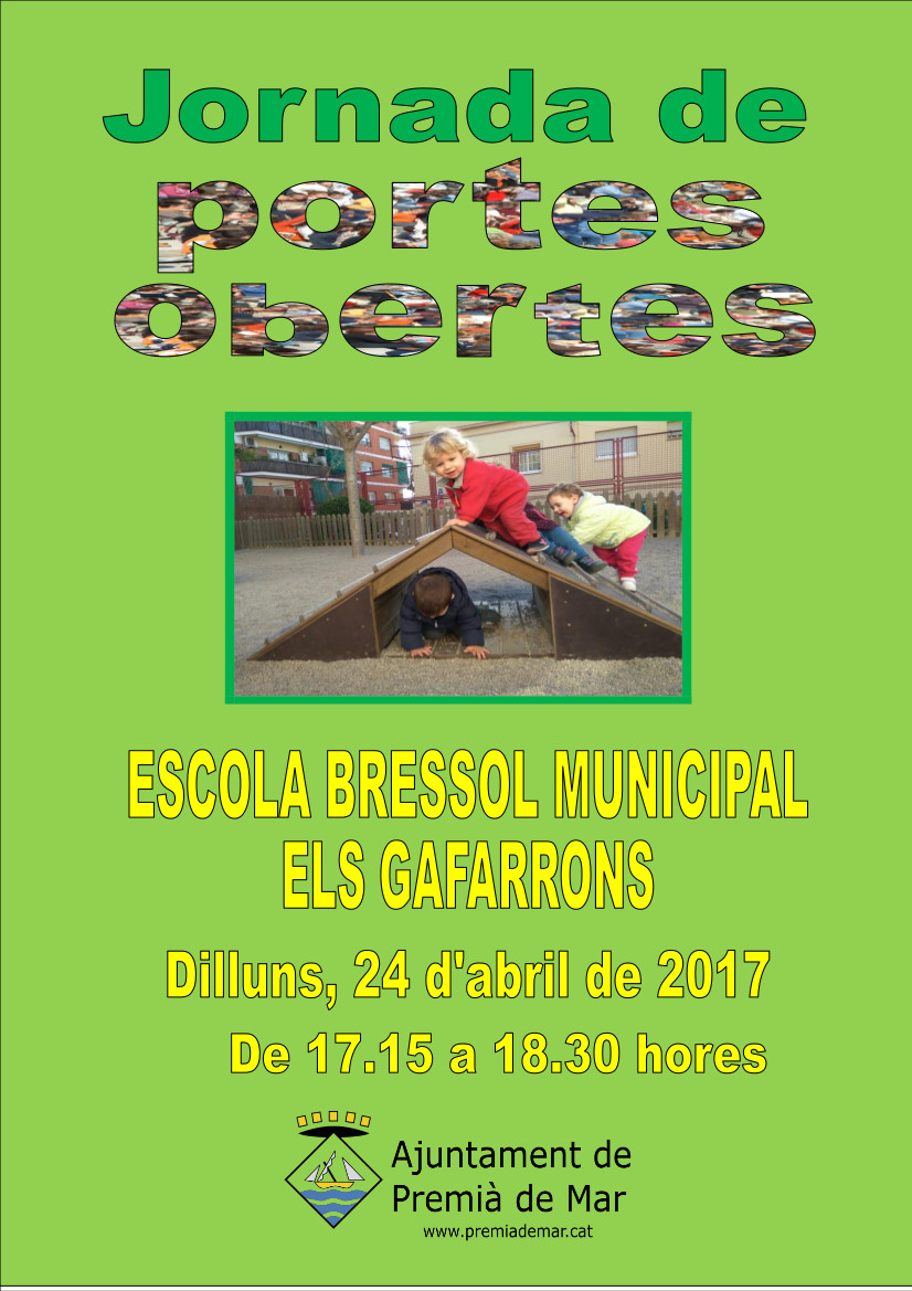 Portes oberts Escola Bressol Municipal Els Gaffarrons