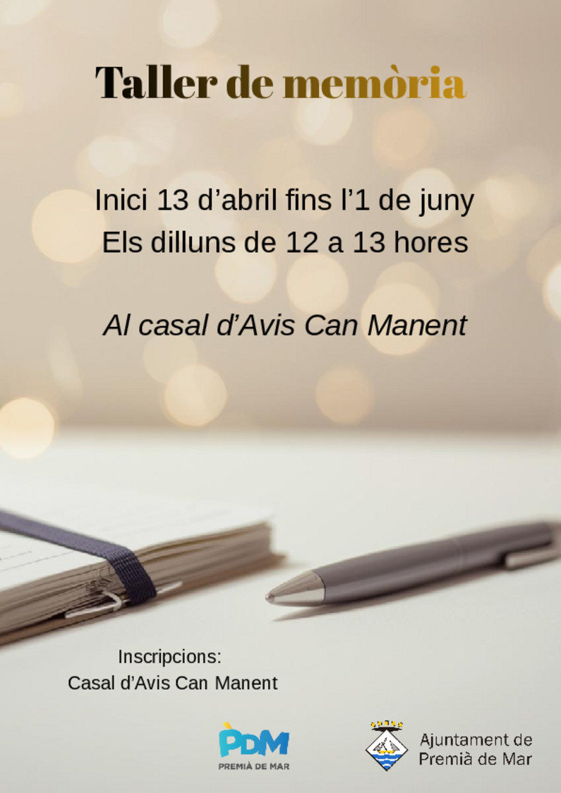 Taller de memòria Taller de memòria