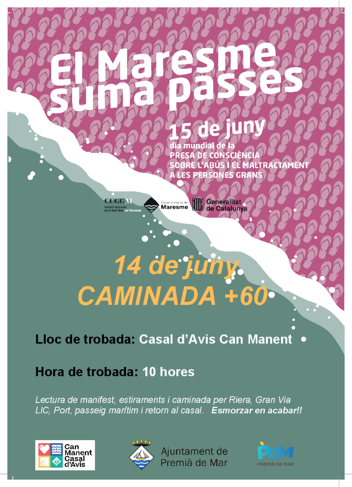 Caminada contra l'abús i maltractament a les persones grans Caminada contra l'abús i maltractament a les persones grans