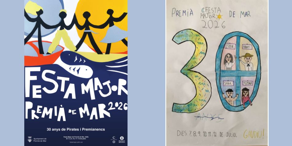 Cartells guanyadors Festa Major 2026 Cartells guanyadors Festa Major 2026