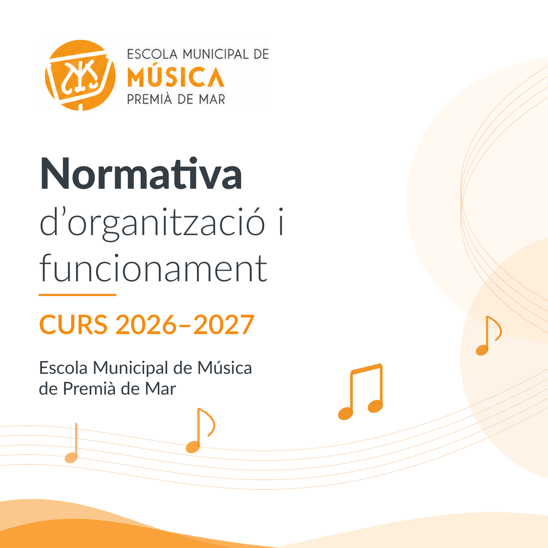 Normativa d'organització i funcionament Normativa d'organització i funcionament